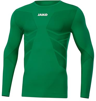 JAKO - Maillot Manches Longues Comfort 2.0, Mixte, Vert Sportif, M
