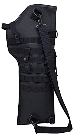 Alephnull Taktische Schrotflintenscheide Taktische Gewehrscheide Schrotflintentasche Umhängetasche (Schwarz)