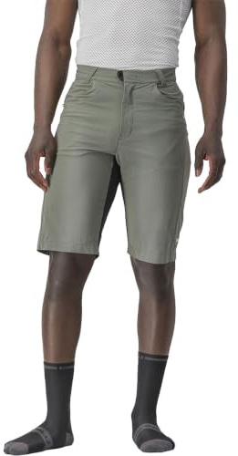 CASTELLI Unlimited Trail Baggy Short - Men's Forest Gray, XL