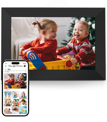 cozyla Cozyla Digital Photo Frame WiFi Smart Digital Picture Frame Free Unlimited Storage Share Photo with Family and Friend via App Email Google Photos Instagram Web Browser Photo Frame Electronic