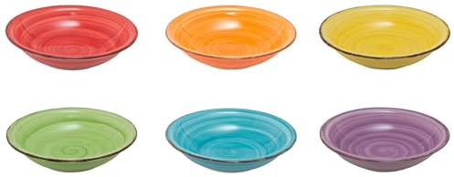 Studio Tavola Djup tallrik Sunny Summer ø 21 cm – 6 stycken