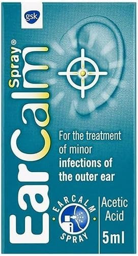 Ear Spray – Antibacterial and Anti-Inflammatory Treatment for Ear Infections – Soothing Relief for Itching, Irritation, and Discomfort – Easy-to-Use Spray Bottle – 5ml
