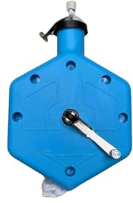 SnapLine X Heavy Duty Chalk Line, Blue, Professional Construction Marking Tool, 100-Foot Line, Ergonomic Design, for Roofing, Building