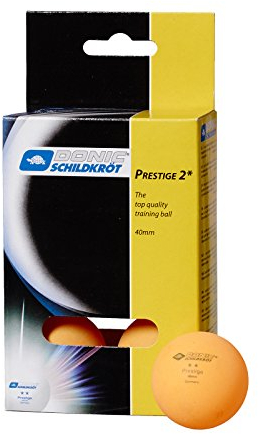 Donic-Schildkröt Sk Tt-bälle 2 Orange Tischtennis, 40 mm