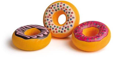 Erzi 13215 Doughnuts aus Holz, Kaufladenartikel für Kinder, Rollenspiele