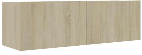 vidaXL Mobile Porta TV Credenza Consolle Buffet Madia Mobiletto Arredo unità Multimediale Armadietto Basso in Truciolato Rovere Sonoma 100x30x30 cm
