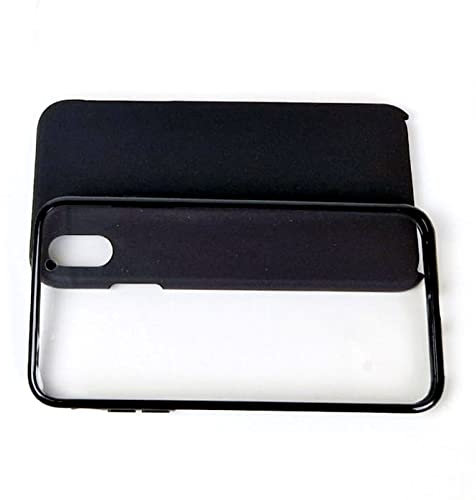 emaxsave Case for iPhone XR 6.1-Inch with Built-in Anti-Scratch Screen Protector 360 Degree Full Body Rugged Phone Cover Back Black