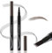 Boobeen Waterproof Eyebrow Pen-Micro Tip Eyebrow Pencil, Liquid Eyebrow Fork Tip Pen, Crea Sopracciglia 3D Naturali, Lunga Durata