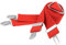 Lindemann Hosenträger STC LINDENMANN X-Form rot - 130