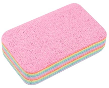 Huvqianu Spugne in microfibra da cucina, 12 strati pelabili assorbenti per piatti, stracci riutilizzabili multi copertura, ideali per cucina, bagno e pulizia della casa