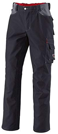 BP Workwear 1788-555-32 Pantalon de travail avec élastique dans le dos et plis au niveau de la taille Coupe normale Taille 54n Noir/gris foncé