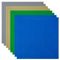 HOTUT Classic Baseplates, 8 Pack Square 32x32 Stud Building Base, 10×10 Large Building Board Base Plates, 100% Compatible with All Major Brands, Build and Display Board Set - Grey/Green/Sand/Blue