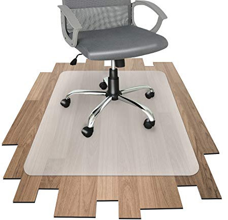 Office Marshal Bodenschutzmatte für Hartböden jeder Art - mit TÜV - bewährte Bürostuhl Unterlage für den zuverlässigen Bodenschutz - Unterlegmatte mit wählbarer Größe (90x120 cm)