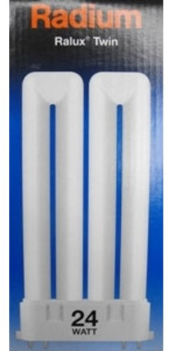 RADIUM Ralux® Twin, Kompakt-Leuchtstofflampe Sockel 2G10 24 Watt / 840