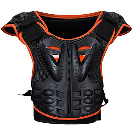 Giacca da motociclista per bambini, protezione per motocross, enduro, sport, corazza, per motocross, per bambini, per bambini da 4 a 15 anni