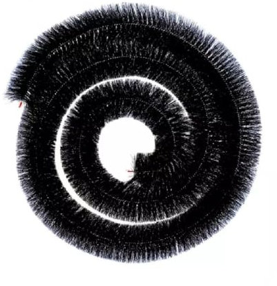 Gutter Brush Leaf Guard Protection Lead Leaf Filter Guttering Drain Debris Cleaner Leaves Cleaner Roof Gutter Unblocker Black 100mm X 4 Meters Each Roll Gutter Guard (3)