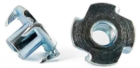 Einschlagmuttern M12 x 14.5 mm Verzinkt Stahl - DIN 6930 - Einschlagspitzen - Holzmutter - Einschlagmutter metrisch Gewinde (Gewinde: M12, Länge: 14.5 mm, Menge: 16 St.)