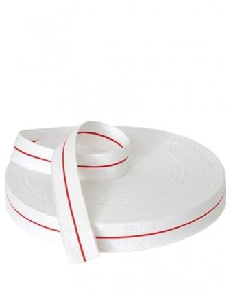BUDOFIGHT Rouleau de Ceinture de karaté Blanc