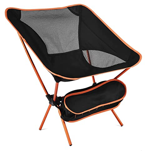 YIHANSS Ultraleichter Campingstuhl mit tragbarem Hocker für die Handtasche, zusammenklappbarer Strandstuhl für Outdoor-Camping für Picknick, Reisen, Wandern, Angeln, Stühle