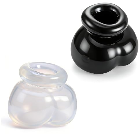Juego de bolsas para testículos, anillo para el pene, anillo para testículos, 2 unidades, bolsa escrotal, bolas suaves para hombres, mejora el tiempo sexual, la manga del pene, la prensa de testículos