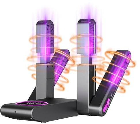 Asciuga Scarpe Elettrico, Asciugascarpe Elettrico, Asciuga Stivali Pieghevole, Asciuga Scarponi in Modo Veloce, per Scarpe, Guanti, Calzini