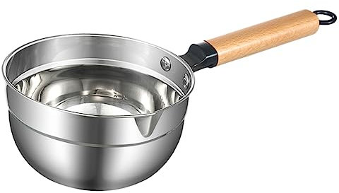 Cabilock Verdickter Wasserschöpfer Holzlöffel Mit Aufhänger Multifunktional Für Küche Garten Und Bad Wasserkelle Mit Großem Fassungsvermögen