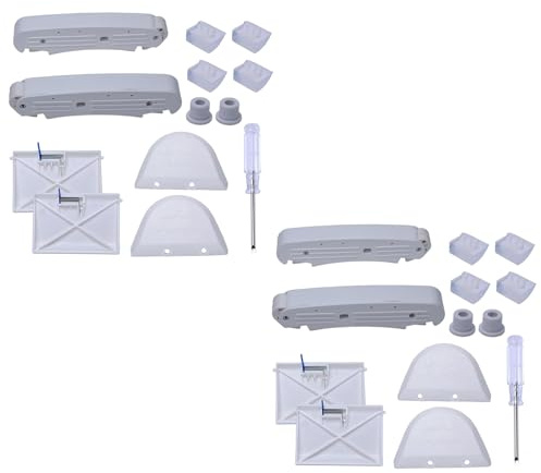 SENRISE 2 uppsättningar poolrengörare pod swing-kit, poolrengörare vinge och pod sko kombo underhållsverktyg, ersättning för AXV417WHP poolrengöringskit (med skruvmejsel)