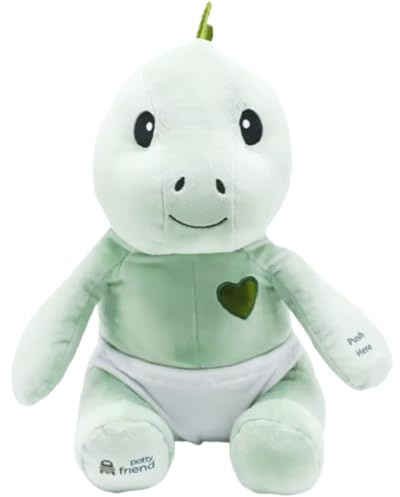 PottyFriend Interactive Potty Training Plush Stuffed Animal Friend 9 Unique Potty Training Phrases Live Simulation Fun Toddler Toilet Toys for Girls & Boys 18 Months to 3 (Dino)
