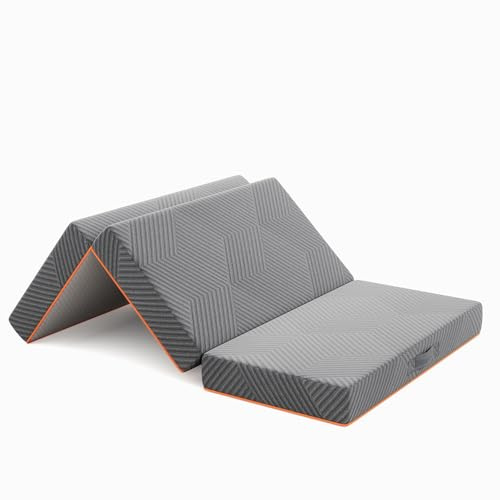 Vesgantti Folding Mattress Double 10CM Memory Foam Foldable Mattress