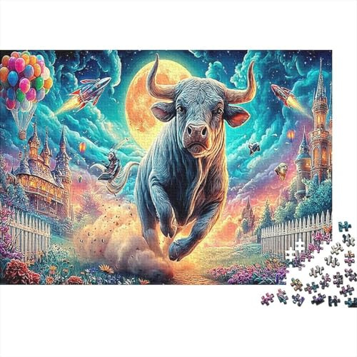 Toro Nattlandskap Fantastiskt Pussel 1000 Bitar Papper Pussel För Vuxna Nattvy Familj Pussel Avslappning Heminredning 38x26cm/1000pcs