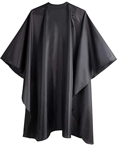 Delkinz Barber Cape with Adjustable Snap Closure waterproof Hair Cutting Salon Cape for Unisex, Perfect for Hairstylists