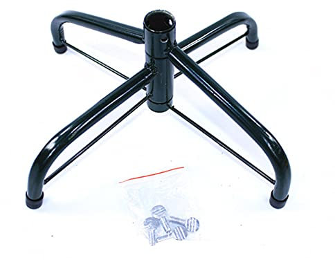 Supporto per Albero Pieghevole Supporto in Metallo per Albero di Natale in Ferro, 50 / 60Cm Staffa per Albero di Natale con Viti Ad Alette, Supporto per Albero di Natale Grande 4 Piedi 50 cm