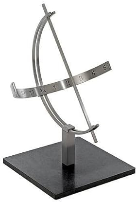 HISKA | Sonnenuhr, massiv Edelstahl | Granitsockel - GA-700