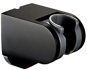 Wussh Adjustable Shower Head Holder Bracket Wall Mounted for Hand Showerhead and Bidet Sprayer Black