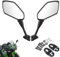 AULESSE Universal Motorrad Rückspiegel Spiegel E-Geprüft, 360° Drehbar Motorrad Spiegel für CBR600/CBR900/CBR1000 F4 HYOSUNG GT125R GT250R GT650R Seitenspiegel Rückspiegel