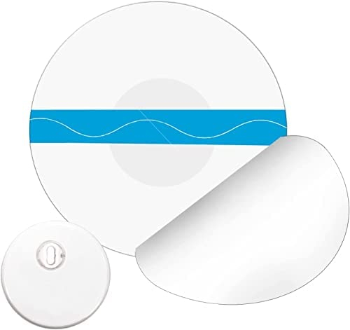 55 Stück Freestyle Libre 3 Pflaster, Libre Patch Sport-Pflaster für Freestyle Libre 3 Sensor, transparent ohne Kleber in der Mitte, selbstklebend Wasserfest & Hautfreundlich - 14 Tage Klebekraft