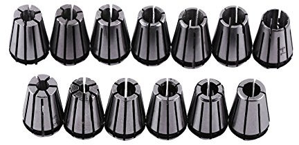 Juego de 11 pinzas de sujeción de 15 piezas Er11 para máquina de grabado CNC y fresadora