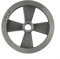 Oniissy Accesorios de polea de compresor de aire, cabezal de máquina de correa, accesorio de polea de ranura única, polea de correa de compresor de aire de metal, compatible con varias máquinas (A)