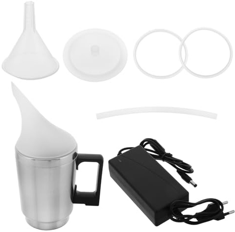 ibasenice Kit di Riparazione Fari Auto con Tazza Atomizzazione e Alimentatore Europeo, Strumento di Ripristino Lenti e Ristrutturazione Graffi Vetro per Restauro e Manutenzione Fari Automobili