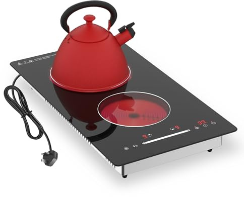 Alemania 30cm 2 Zone Electric Hob 3000W Ceramic Hob Slide Control