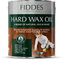 Fiddes Satin Finish Hard Wax Oil 250 ml, Walnut,Packaging may vary