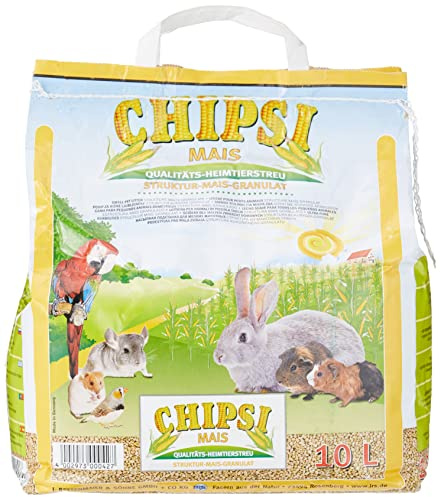 Chipsi Mais-Chitrus Lettiera per Animali di Piccola Taglia a Base di Tutolo di Mais Confezione da 10 Litri