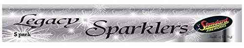Standard Fireworks 25cm (10) Legacy Handheld Sparklers (25 Sparklers - 5 Packs)