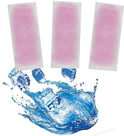 40 Sheets Fever Cooling Gel Patches, Cooling Forehead Strips Cooling Gel Sheet for Relieve Headache, Toothache Pain, Drowsiness, Fatigue, Refreshing, Sunstroke(Strawberry)
