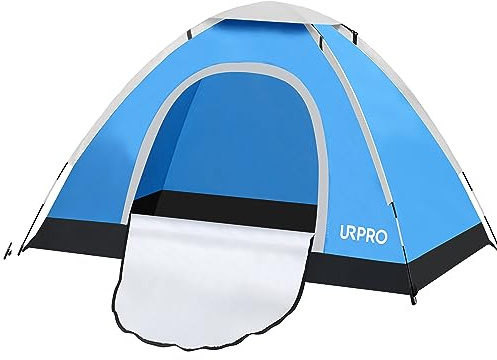 URPRO Portable Camping Tent, 2-3 Persons Lightweight Tent, Waterproof Windproof, UV Protection, Perfect for Beach, Outdoor, Traveling, Hiking, Camping, Hunting, Fishing