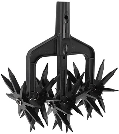 Scarificateur de Sol de Jardin, Cultivateur Rotatif de Jardin 2 en 1, Cultivateur de Jardin à Motoculteur Rotatif de Jardinage pour Réensemencer Le Mélange de Sol d'herbe