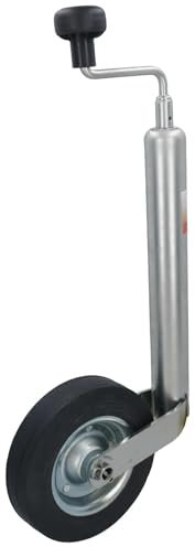 AB Tools 48mm Jockey Wheel Heavy Duty for Trailers Caravans 200mm with Solid Wheel