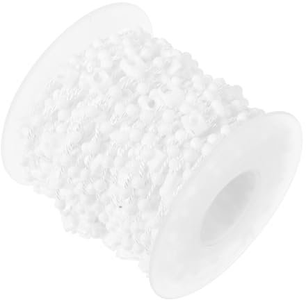 POPETPOP 10m Cuerda De Cadena De Perlas para Cortinas Enrollables Verticales Accesorios De Reparación De Persianas Enrollables y Tratamientos De Ventanas