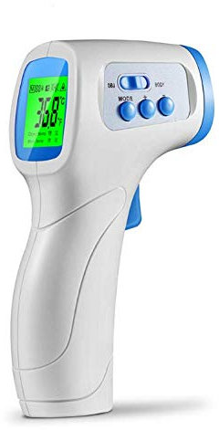 GHJIFH Termometro Digitale A Infrarossi IR Termometro Medico Termometro Elettrico One Second Senza Contatto Corpo Senza Contatto Termometro Febbre
