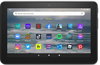 Like-New Amazon Fire 7 tablet (newest model) 7” display, read and watch, under $60 with 10-hour battery life, 16 GB, Black